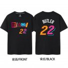 Plus Size Miami Heat Tops Jimmy Butler Cotton Streetwear 8th Seed Upset Basketball T-shirt