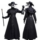 Medieval Steampunk Cosplay Outfit Halloween Plague Beak Doctor Costume PQ8691