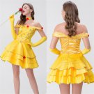 Fairy Tale Belle Cos Dress Stage Costume Queen Costume Cosplay Clothing
