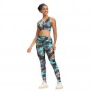 Leopard Camouflage Print Yoga Outfit Sexy Ladies Workout Leggings With Tops