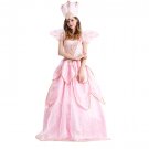 Pink God Mother Uniform Princess Fancy Dress For Women Fairy Tale Costume