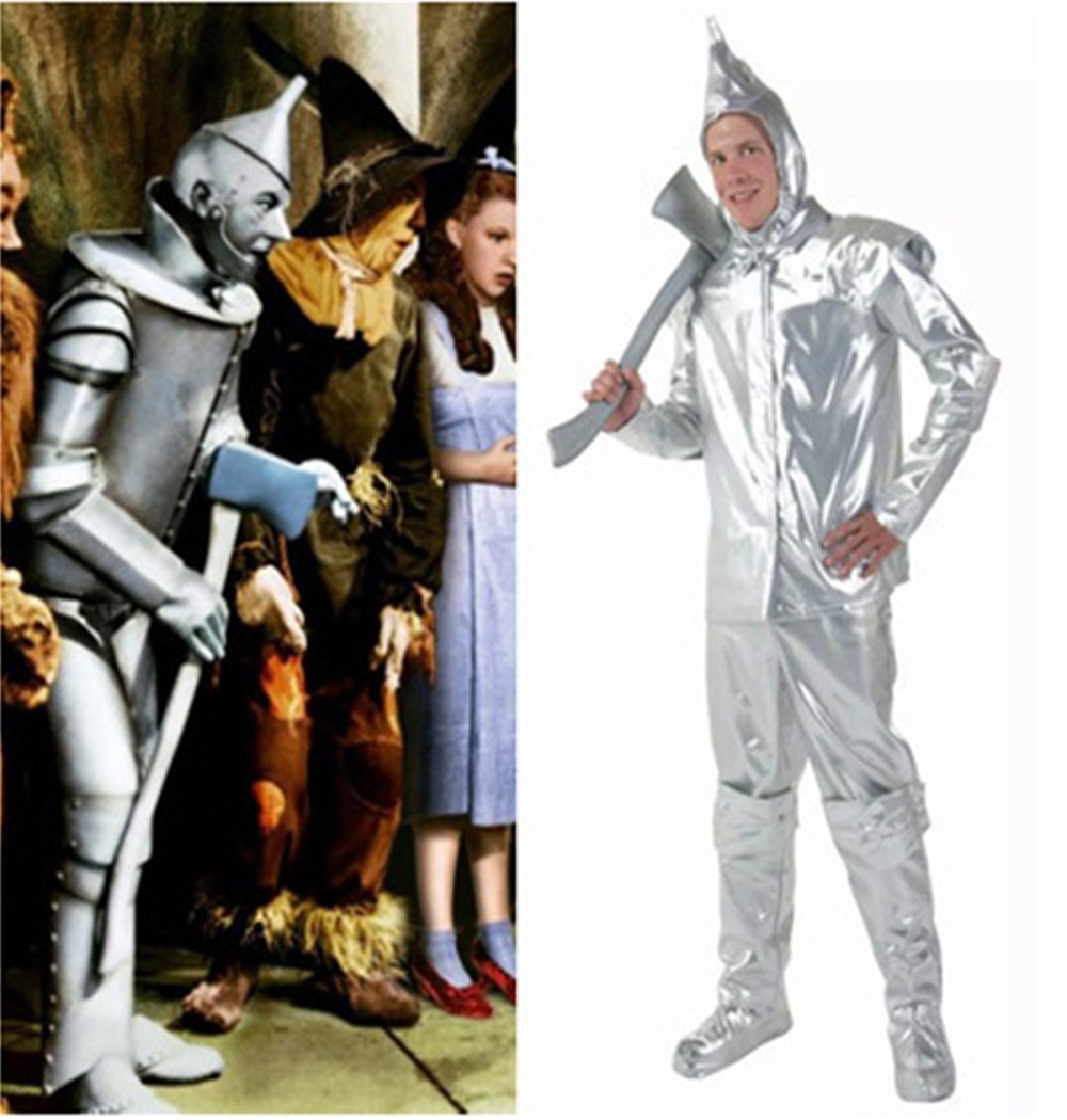 Tin Man Cosplay Costume for Men The Wizard of OZ Fancy Dress Adult ...