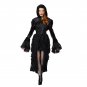 Sexy Dark Witch Costume Halloween Fancy Dress Mystique Mardi Gras Outfit