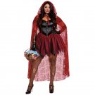 Halloween Little Red Riding Hood Costume Masquerade Fancy Dress Up Costume Gothic Beauties Outfit