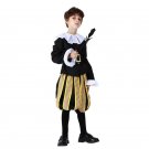 Kid European Knight Costume Teens Cavalier Cosplay Uniform Royal Family Prince Apparel