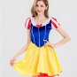 Cartoon Snow White Costume Halloween Princess Cosplay Fancy Dress Woman Carnival Outfit