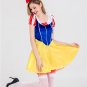 Cartoon Snow White Costume Halloween Princess Cosplay Fancy Dress Woman Carnival Outfit