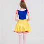 Cartoon Snow White Costume Halloween Princess Cosplay Fancy Dress Woman Carnival Outfit