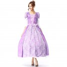 Purple Princess Costume Carnival Cosplay Uniform Halloween Fancy Dress Woman Fairy Tale Outfit