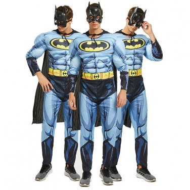 Batman COsplay Costume For Men Super Hero Jumpsuit Superhero Movie Uniform