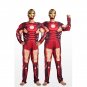 Halloween Super Hero Jumpsuit Iron man Cosplay Costume Carnival Cos Apparel