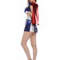 Sexy Super Hero Fancy Dress For Women American Anime Costumes Superhero Uniform
