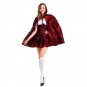 Little Red Riding Hood Costume Halloween Masquerade Fancy Dress Gothic Beauties Outfit