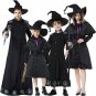 The Parent-child Attire Robe Sorcerer Wizard Stage Costumes Witch Fancy Dress Cosplay Uniform