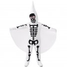 Carnival Skeleton Print Jumpsuit For Kid Children Halloween Stage Performance Costumes