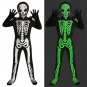 Luminous Skull Ghost Bone Cosplay Costume For Kid Children Halloween Stage Performance Costumes