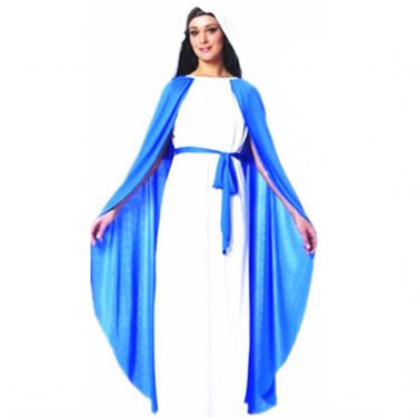 Halloween Blessed Virgin Mary Fancy Dress Carnival Costume For Women