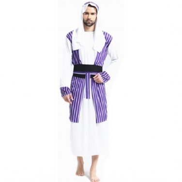 Man Middle East Knight Cosplay Costume Carnival Warrior Outfit Arab Ethnic COS Uniform