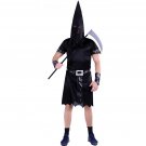 Halloween Death Dementor Costume Zombie Outfit Carnival Horror Corpse Uniform