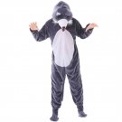 Adult Plush Outfits Carnival Big Bad Wolf Costume Halloween Animal Cosplay Uniform Party Apparel