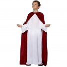 Youth Halloween Jesus Christ Priest Uniform Kid Preacher Churchman Roman Elders Costume