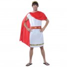 Mens Medieval Century Costume Male Halloween Roman Warrior Fancy Dress Cosplay Uniform