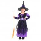 Child Halloween Witches Costume Girl Magic Cosplay Fancy Dress Devil Stage Performance Uniform
