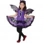 Child Halloween Batty Costume Girl Bat Cosplay Fancy Dress Devil Witch Stage Performance Uniform