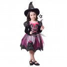 Child Halloween Witches Costume For Girl Magic Cosplay Fancy Dress Devil Stage Performance Uniform
