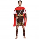 Adult Roman Gladiator Costume Male Halloween Medieval Century Warrior Outfit Youth Cosplay Uniform