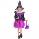 Girl Magic Cosplay Fancy Dress Child Halloween Witches Costume For Devil Stage Performance Uniform