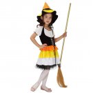 Girl Cosplay Witch Costume Child Halloween Fancy Dress Kid Devil Outfit Stage Performance Uniform