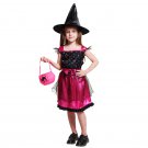 Girl Witch Cosplay Fancy Dress Child Halloween Costume For Kid Stage Performance Uniform