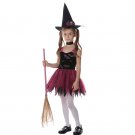 Child Halloween Witch Costume Carnival Cosplay Fancy Dress Kid Stage Performance Uniform For Girl