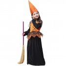 Child Stage COS Uniform Halloween Witch Costumes For Girl Kids Carnival Cosplay Fancy Dress
