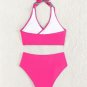 Sexy Brazilian Bikinis Sequin Striped Swimming Costume Bathers Swimsuit Criss Cross Lady Swimwear