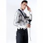 Halloween Vampire Baron Costume Gothic Carnival Cosplay Evil Hell Ghost Outfits