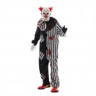 Halloween Ugly Clown Jumpsuit Male Masquerade Adult Scary Cosplay Uniform