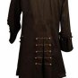 Movie Pirates of the Caribbean Costume Captain Jack Sparrow Cosplay Uniform Carnival Outfit