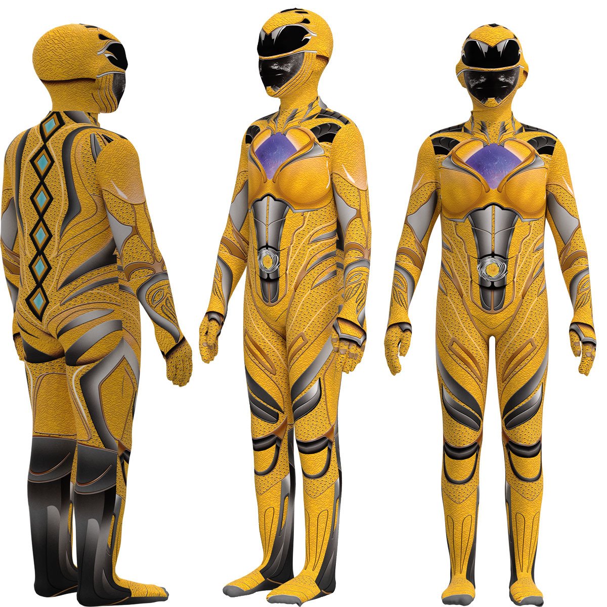 Boy Halloween Cosplay RANGERS Costume Super Hero Uniform For Kid Stage COS Jumpsuit