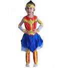 Wonder Woman Costumes For Kid American Anime Superhero Uniform Child Super Hero Fancy Dress
