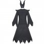 Faux Leather Maleficent Costume Black Vampires Fancy Dress Halloween Cosplay Uniform
