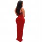 Miss Santa Claus Evening Dress Sexy Christmas Gown Mesh Xmas Costume