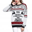 Ugly Christmas Winter Knitwear Moose Sweaters For Women T-shirt Xmas Elk Tops