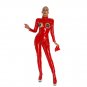 Faux Leather Jumpsuit Sexy Wetlook Catsuit Fetish Costume PU Zentai Women PQ6850
