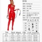 Sexy Devil Costume Mini Dresses Party Wear Clubwear Faux Leather Evil Club Dress For Woman