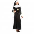 Spooky Nun Costume For Woman Dead Halloween Outfit Masquerade Party Uniform PQ5527A