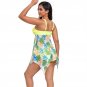 Floral Print Tankini Set For Woman Swim Wear Vintage Beachwear Brazilian Girl Bathing Suit