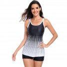 American Swimming Dress European Swimsuit Women's Gradient Color Swim Wear
