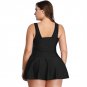 Plus Size Woman Vintage Swimwear Oversize Floral Swimming Dresses